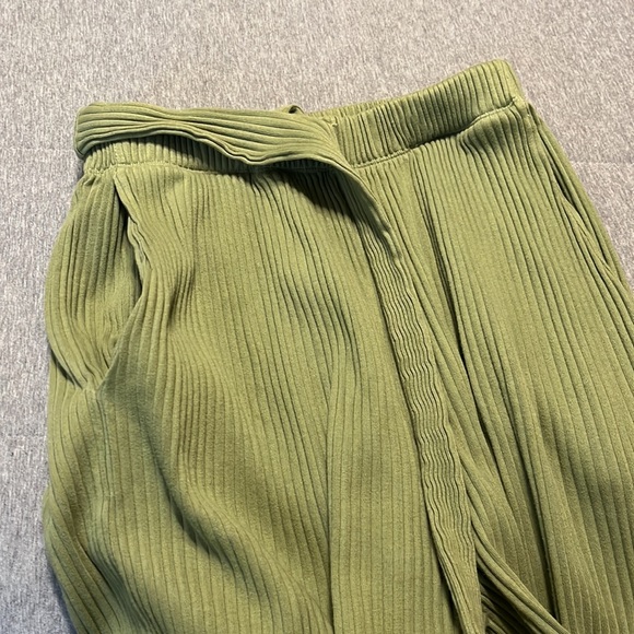 SOLD - Baserange Lhasa Ribbed Tie Waist Pants - Picture 7 of 11
